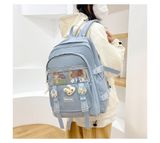  Balo học sinh nhiều ngăn tặng kèm phụ kiện Markbag 