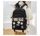  Balo học sinh nhiều ngăn tặng kèm phụ kiện Markbag 