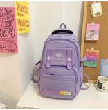  Balo trơn đơn giản nhiều ngăn cỡ lớn đi học, du lịch, đựng laptop cao cấp kiểu dáng Hàn Quốc mẫu mới Mã BV81 