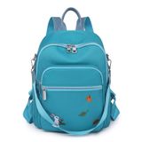  Balo nữ sai vừa du lịch, công sở thêu họa tiết đẹp kích cỡ 26x32 vừa khổ A4 kiêm túi đeo vai kiểu dáng Hàn Quốc mã VP43 