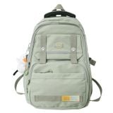  Balo trơn đơn giản nhiều ngăn cỡ lớn đi học, du lịch, đựng laptop cao cấp kiểu dáng Hàn Quốc mẫu mới Mã BV81 