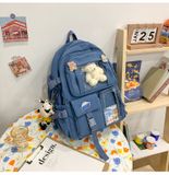  Balo hai túi trong dễ thương, kiểu dáng đáng yêu, phù hợp học sinh sinh viên, đi làm, du lịch 