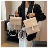  Balo da mini cho nữ, Lb56 chất Pu cao cấp, hàng Quảng Châu thích hợp đi làm, đi học, hay du lịch nắp gập cổ điển kiểu ô trám 