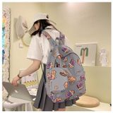  Balo hoạ tiết nữ dễ thương, cặp sách đi học vừa laptop lớn 