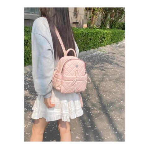  Balo Xinh Xinh da mini cho nữ, style Hàn Quốc đính nơ dễ thương thời trang đẹp LB65 