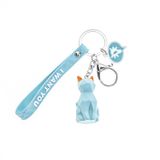  Móc khoá hình mèo cắt khối 