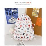  Balo hoạ tiết tim hoa dễ thương, hot trend balo nữ, học sinh sinh viên. 