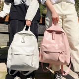  Balo Xinh Xinh da trơn basic cổ điển nam nữ Hàn Quốc thời trang mẫu mới cặp túi Hot trend LB64 