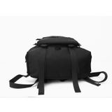  Balo trơn đơn giản nam nữ size lớn 33x45 vừa laptop to, đi học, du lịch, có nhiều ngăn, cá tính trơn đen mã BV73 