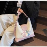  Balo kiêm túi tole Xinh Xinh hình mèo cao cấp, mẫu mới cho nữ đi làm, công sở, di lịch cỡ vừa LB76 