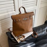  Balo nắp gập công sở nữ sang trọng quý phái, kích thước 30x31 vừa A4, ba lô đi làm, đi chơi Vp46 