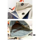  Balo nắp gập phối màu unisex Xinh Xinh mã VP90 chất canvas size to nam nữ du lịch, đi học, đựng lap 