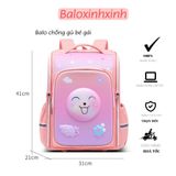  Balo chống gù cao cấp cho bé cấp 1, cặp sách tiểu học hàng nhập size to có bảo hành mã BLXXCG02 
