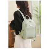  Balo dù trơn đơn giản size vừa A4 nhỏ gọn đi học thêm, đi làm cho nữ, túi đeo vai mẫu mới phong cách Hàn Quốc VP50 