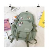  Balo nắp cài thiết kế dễ thương, nhiều ngăn đi học, du lịch, đựng lap, cặp sách học sinh, túi giá rẻ mã BV78 