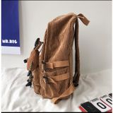  Balo chất nhung trơn dày, kiểu dáng Hàn Quốc 