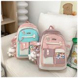  Balo học sinh mẫu mới kiểu Hàn Quốc kekemi phối màu đi học, đi chơi, đựng laptop, du lịch, cặp sách sinh viên 
