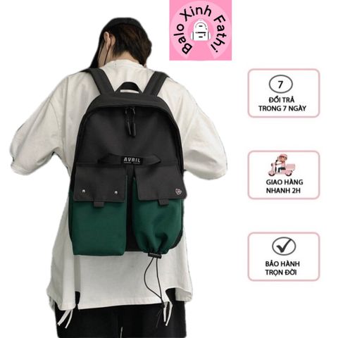  Balo Avil FT33 chất dù thiết kế độc lạ đựng vừa laptop,  balo nam nữ 