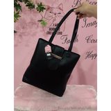  Túi tole bag chất da Pu vừa size A4 đơn giản tiện lợi, FTT6 