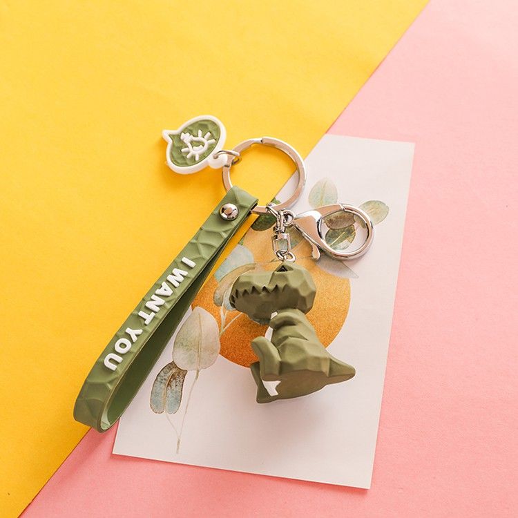  MÓC KHÓA KHỦNG LONG CẮT KHỐI 