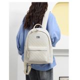  Balo da PU Xinh Xinh thời trang Hàn Quốc nam nữ phom lớn đi học du lịch mẫu mới cỡ to đơn giản 