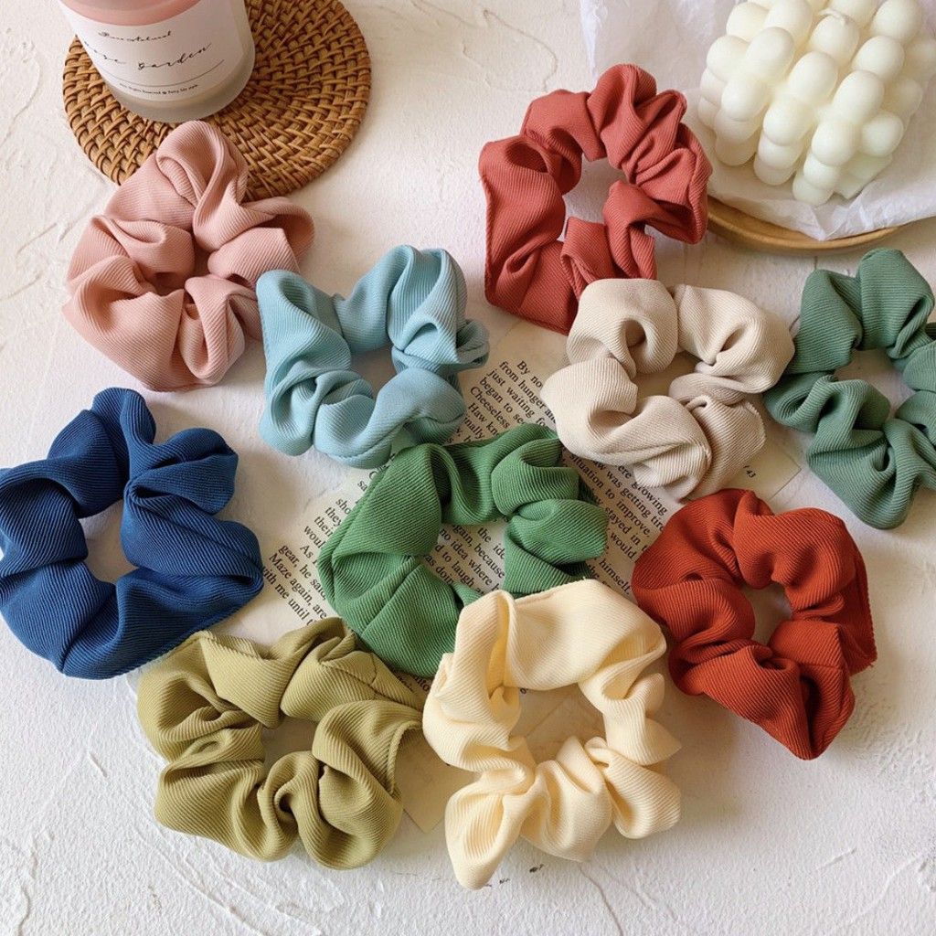 Cách làm dây buộc tóc scrunchies đơn giản tại nhà  Học May