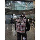  Balo nắp gập Hoạ tiết caro , mẫu bao nam, unisex chất ngầu 