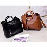  Túi da quai tròn FEDORA CIRCLE, túi xachs nữ sang trọng 