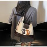  Balo kiêm túi tole Xinh Xinh hình mèo cao cấp, mẫu mới cho nữ đi làm, công sở, di lịch cỡ vừa LB76 