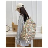  Balo hoa nhí Xinh Xinh Viber hàn quốc, cặp sách họa tiết nữ tính đi học cỡ to, túi du lịch mẫu mới 