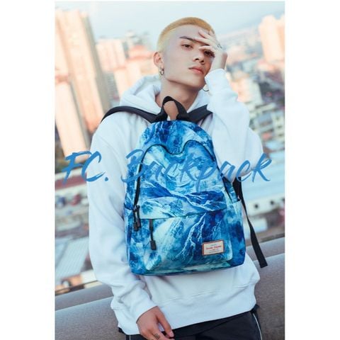  Balo Xinh Xinh họa tiết đại dương Forever Cutivate, cặp sách đi học nam nữ, túi đựng laptop 