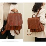  Balo Xinh Xinh da size vừa nắp gập cổ điển thời trang nữ style hàn Quốc LB66 