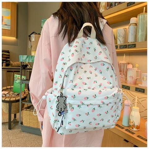  Balo hoạ tiết hoa nhí đủ hoạ tiết, cặp sách học sinh, sinh viên giá rẻ 