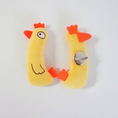  Ghim cài cặp, balo, quần áo, mũ nón, thiết kế hình thú bông dễ thương 