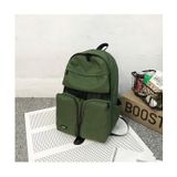  Balo 2 túi cài quai to,  đi học,  đi chơi, du lịch kiểu dáng unisex nam nữ 