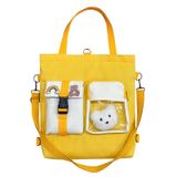  Túi tole kiêm balo túi phối màu,  có thể đựng sách vở, A4, chất vải bố dày dặn, thích hợp đi học, đi dạo phố 