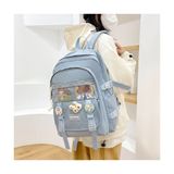  Balo đi học, cặp sách học sinh phong cách Hàn Quốc, ba lô size lớn nhiều ngăn vừa laptop, du lịch, markbag 