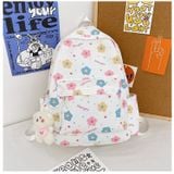  Balo hoạ tiết tim hoa dễ thương, hot trend balo nữ, học sinh sinh viên. 