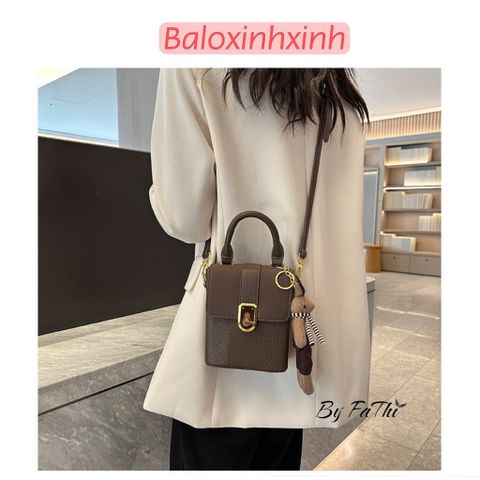  Túi hộp đeo chéo Xinh Xinh chất da đẹp hàng Quảng Châu xịn đi tiệc, đi chơi đựng vừa điện thoại, ví bóp, mắt kính BLXX10 