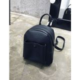  Da mini túi nút tròn, balo mini nữ 