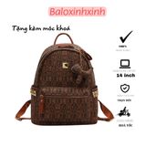  Balo da size to họa tiết sinh động, sang trọng cho nam nữ, ba lô đi học, đi làm, du lịch chất PU, kích thước 31x37 HTGM 