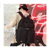  Balo 2 túi cài quai to,  đi học,  đi chơi, du lịch kiểu dáng unisex nam nữ 