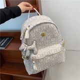  Balo da size to họa tiết sinh động, sang trọng cho nam nữ, ba lô đi học, đi làm, du lịch chất PU, kích thước 31x37 HTGM 