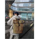  Balo nắp gập Hoạ tiết caro , mẫu bao nam, unisex chất ngầu 