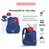  Balo chống gù cho bé, ba lô đi học bé trai, gái,, size lớn chống nước đi học mã BLXXCG01 