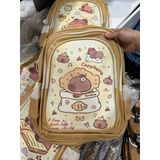  Balo học sinh nam nữ tiểu học cho bé, cặp capybara Xinh Xinh 2 kích thước to và vừa 