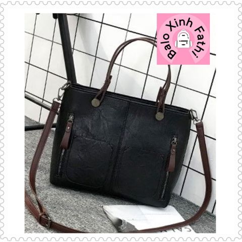  Túi công sở, phối dây kéo hông DB FTT21 