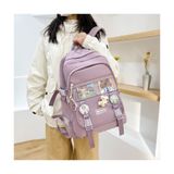  Balo đi học, cặp sách học sinh phong cách Hàn Quốc, ba lô size lớn nhiều ngăn vừa laptop, du lịch, markbag 