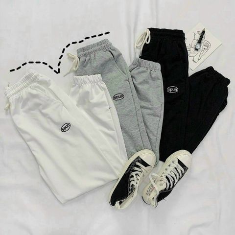  Quần ống rộng da cá 