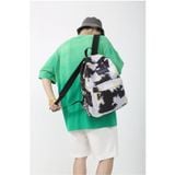  Balo bông hoạ tiết màu loang độc lạ đi học đi chơi học sinh sinh viên 